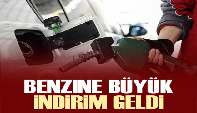 Benzine büyük indirim
