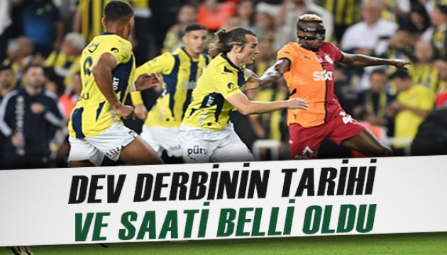 Galatasaray-Fenerbahçe derbisi 24 Şubat'ta oynanacak