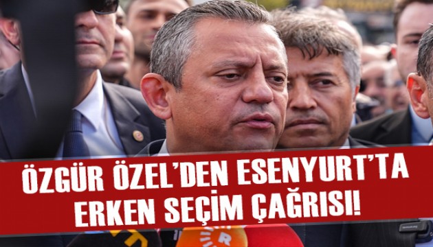 Özgür Özel'den erken seçim çağrısı