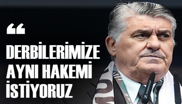 Serdal Adalı'dan yabancı hakem açıklaması