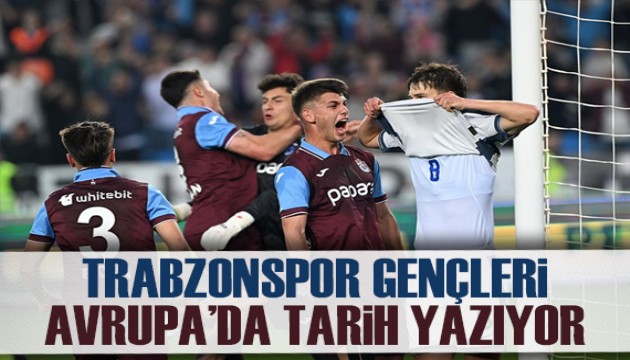 Trabzonspor'un gençleri Avrupa'ya damga vuruyor