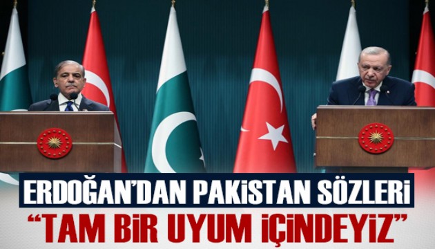 Cumhurbaşkanı Erdoğan: Pakistan ile tam bir uyum içindeyiz