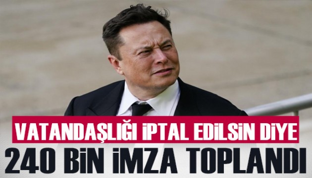 Kanada'da 'Musk'ın vatandaşlığı iptal edilsin' kampanyasI