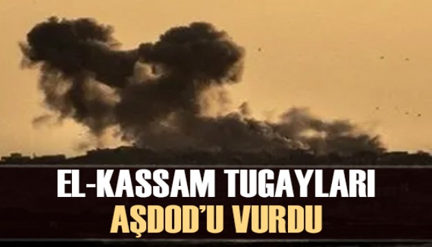 El-Kassam Tugayları, Gazze Şeridi çevresindeki Aşdod'u vurdu