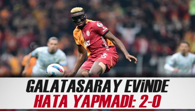 Galatasaray, Bodrum'u 2 golle mağlup etti