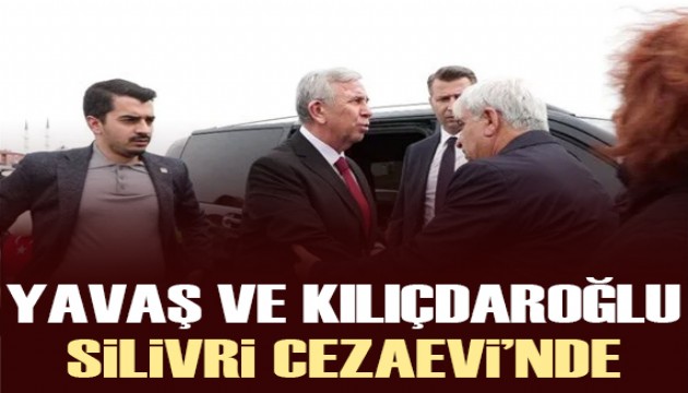 Yavaş ve Kılıçdaroğlu, İmamoğlu'nu ziyaret etti