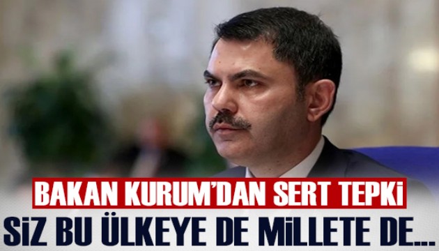 Bakan Kurum: Göz göre göre yalan söylüyorlar