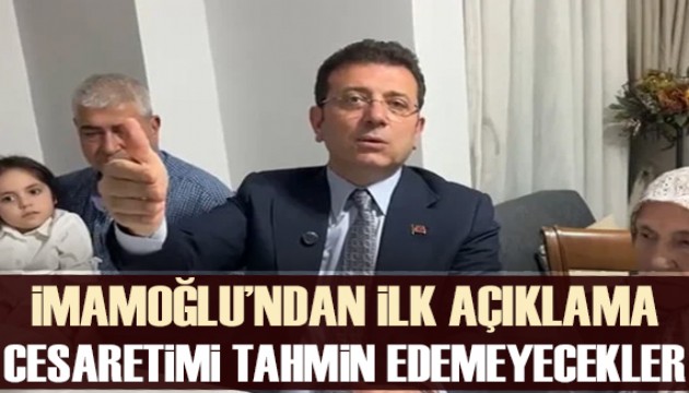 Diploması iptal edilen Ekrem İmamoğlu'ndan ilk açıklama