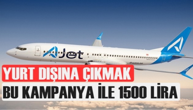 Yurt dışına ucuz uçak bileti kampanyası!