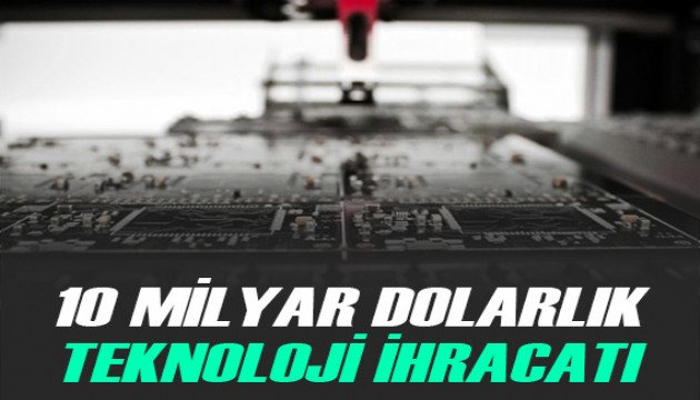 Türkiye'nin yüksek teknoloji ürün ihracatı 10 milyar doları görecek