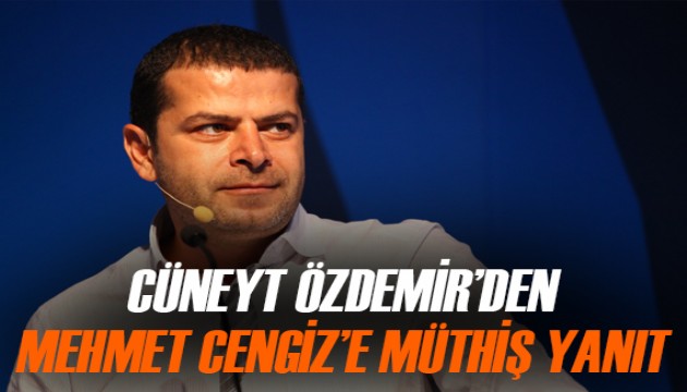 Cüneyt Özdemir'den Mehmet Cengiz'e müthiş yanıt!