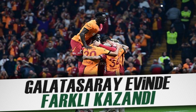 Galatasaray, Antalyaspor'u 4 golle geçti