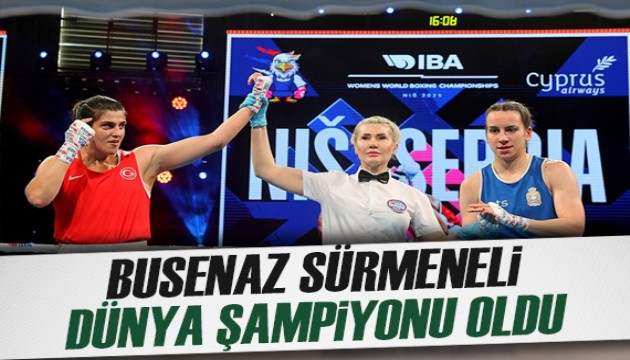 Busenaz Sürmeneli'den altın madalya