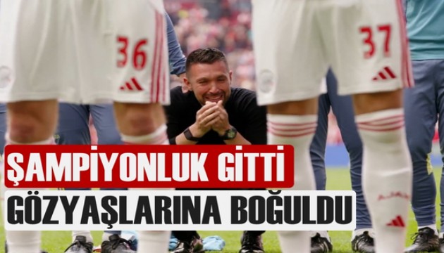 Francesco Farioli'nın yıkıldığı an