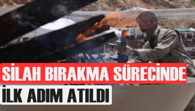 Silah bırakma sürecinde ilk adım atıldı