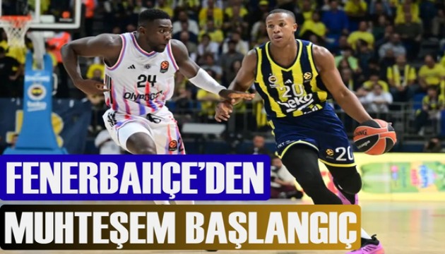 Fenerbahçe Beko, EuroLeague'de Paris engelini rahat aştı