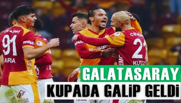 Galatasaray kupaya kazanarak başladı