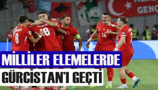 A Milli Takım, deplasmanda Gürcistan'ı yendi