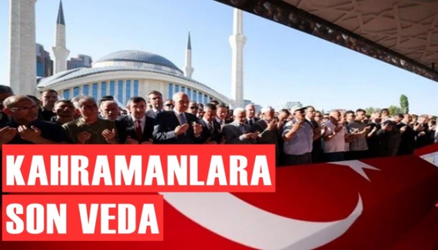Şehit düşen AKUT gönüllüleri törenle uğurlandı