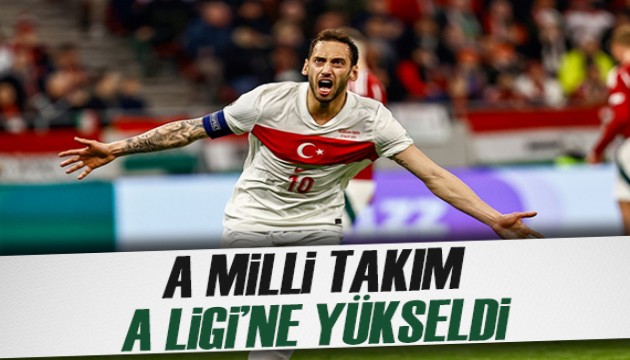 Türkiye, A Ligi'ne yükseldi