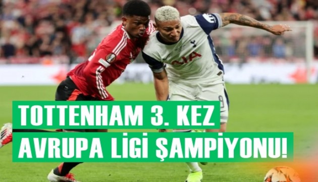 Tottenham, 3. defa UEFA Avrupa Ligi şampiyonu oldu!