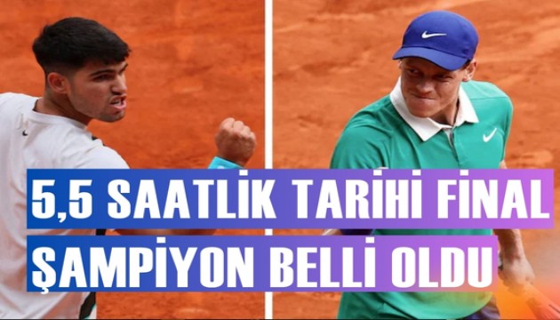 Roland Garros'ta şampiyon belli oldu