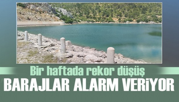 İstanbul barajlarında korkutan tablo: Bir haftada rekor düşüş