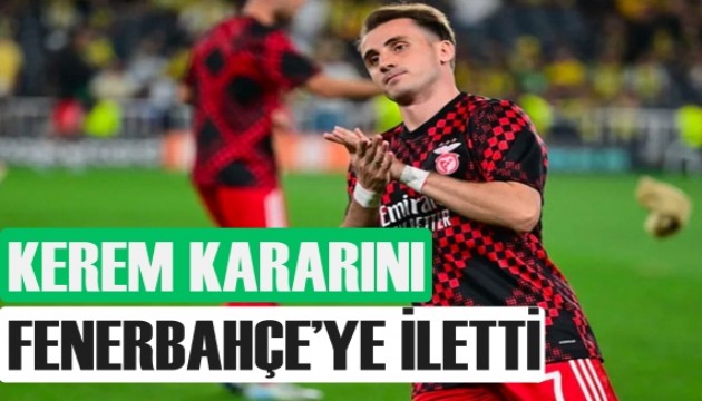 Kerem, maça saatler kala Fenerbahçe'ye kararını belirtti
