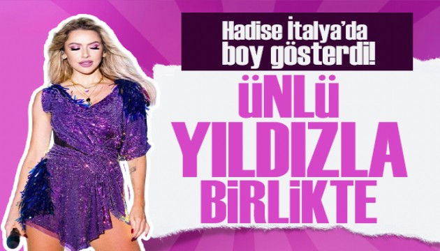 Hadise ile Sharon Stone bir arada