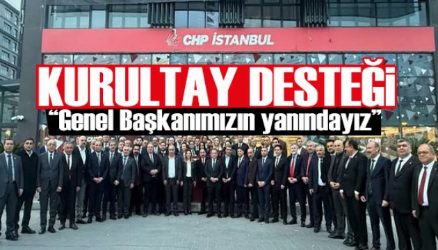 CHP'nin 81 il başkanından Özgür Özel'e kurultay desteği