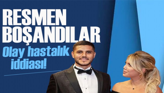 Icardi ile eski eşi Wanda Nara, resmi olarak yollarını ayırdı