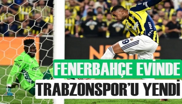 Derbide kazanan Fenerbahçe