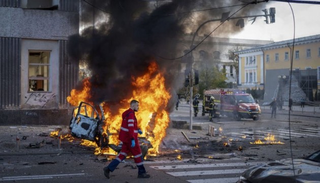 Ukrayna'nın başkenti Kiev'de patlama