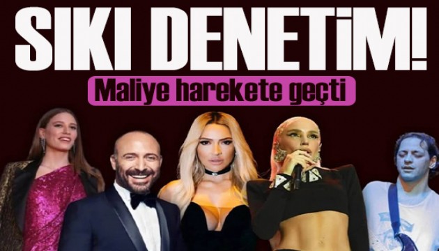 8 ünlü Maliye'nin denetimine girdi