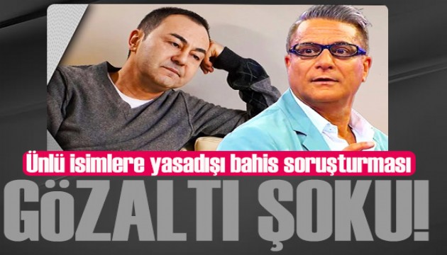 Serdar Ortaç ve Mehmet Ali Erbil’e yasadışı bahis soruşturması!