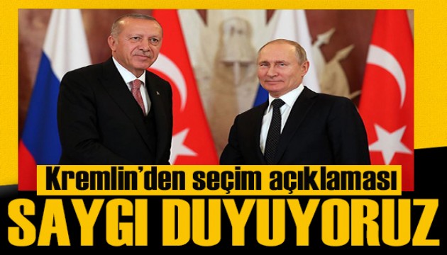 Kremlin'den seçim açıklaması: Türk halkının tercihine saygı duyuyoruz