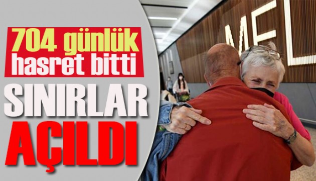 Sınır kapıları açıldı: 704 gün sonra gözyaşlarıyla büyük buluşma!