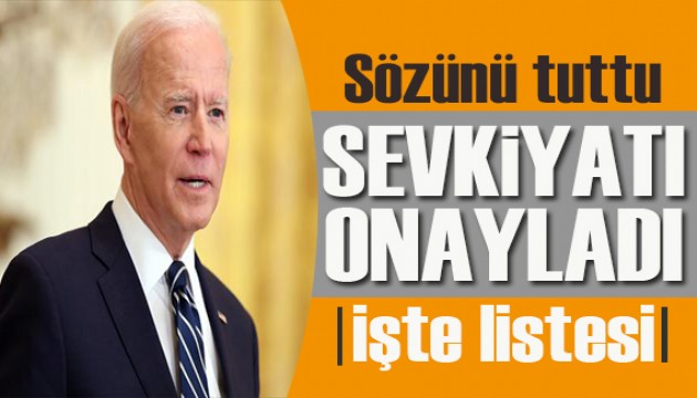 Ukrayna'ya dev yardım! Biden, silah sevkiyatını onayladı