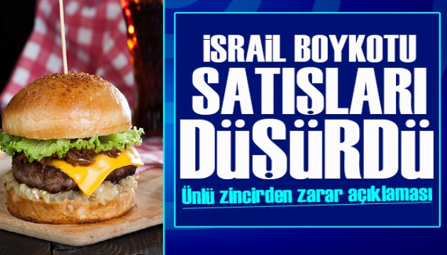 İsrail boykotu McDonald's satışlarını düşürdü!