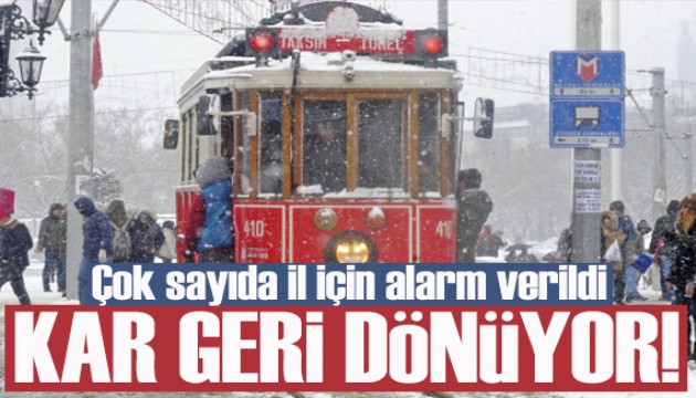 Sıcaklık 4 derece birden düşecek: Kar İstanbul'a geri dönüyor