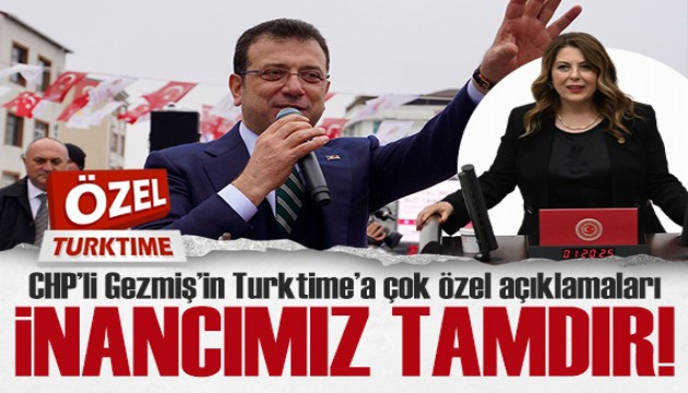 Elvan Işık Gezmiş, Turktime'a konuştu: İmamoğlu'na tam destek! İnancımız tamdır