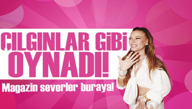 Serenay Sarıkaya, sevgilisi Mert Demir'in konserine damga vurdu!