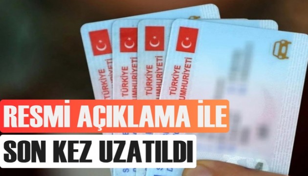 Ehliyet yenileme tarihi uzatıldı