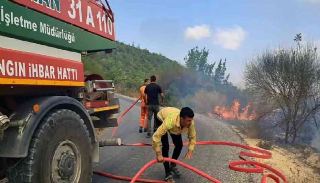 Suriye sınırındaki yangını kontrol altında