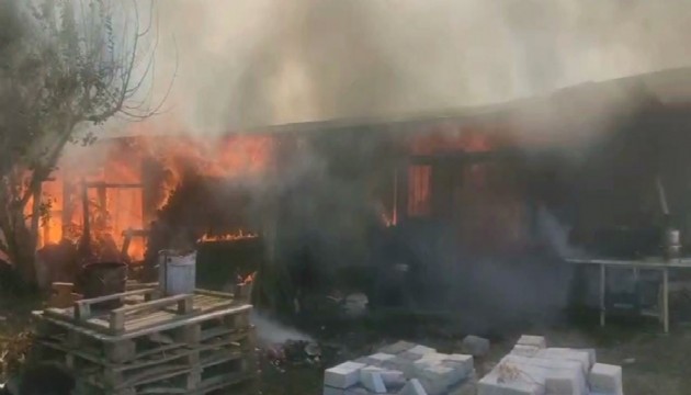 Bursa'da bağ evinde yangın