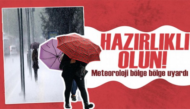 Meteoroloji uyardı: 13 il için sarı kodlu alarm!