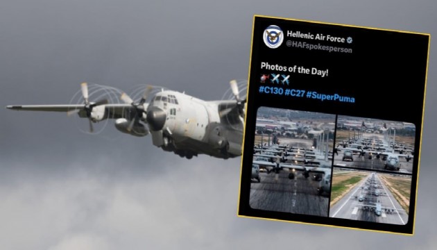 Yunan Hava Kuvvetleri'nden hadsiz paylaşım!