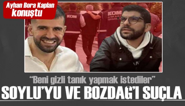 Ayhan Bora Kaplan Odatv'ye konuştu: Süleyman Soylu ve Bekir Bozdağ'ı suçla