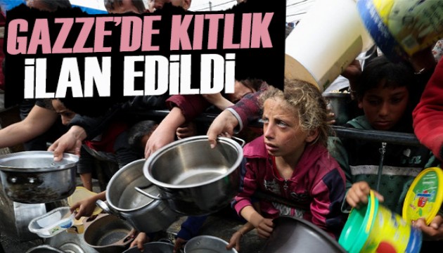 Birleşmiş Milletler, Gazze'de kıtlık ilan etti