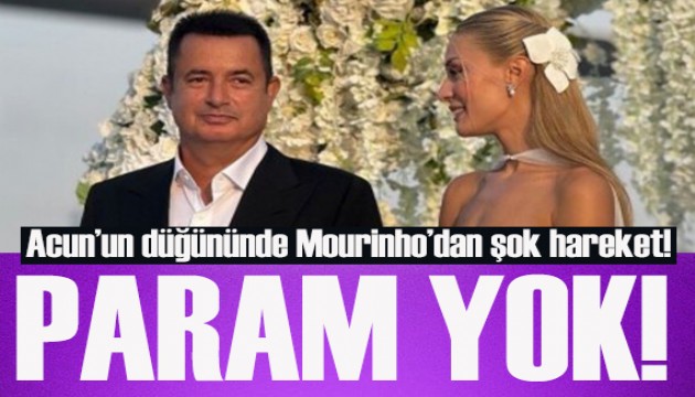 Mourinho'dan Acun'un düğününde para isteyen çocuğa şok cevap!